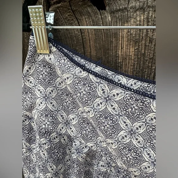 Pendleton Blue & White Floral Skirt - Picture 2 of 7